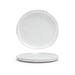 Front of the House DSP036BEP23 7 1/2" Round Artefact Plate - Porcelain, Ash, 7.5", White