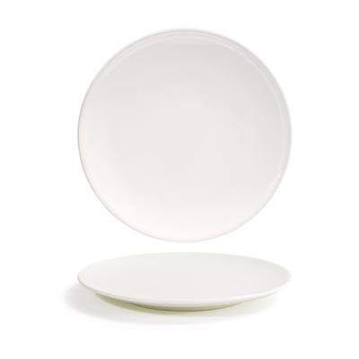 Front of the House DSP044BEP22 8" Round Catalyst Coupe Plate - Porcelain, White