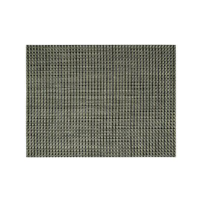 Front of the House XPM056GRV83 Rectangular Metroweave Woven Vinyl Placemat - 16" x 12", Olive, Green