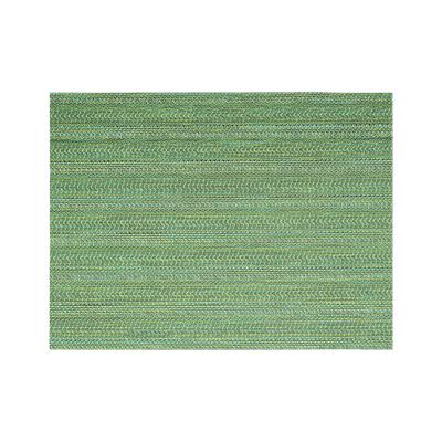 Front of the House XPM095GRV83 Rectangular Metroweave Woven Vinyl Placemat - 16" x 12", Green