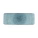 Churchill RKTBRST1 14 3/4" x 5 1/2" Rectangular Raku Platter - Fine China, Quartz Blue