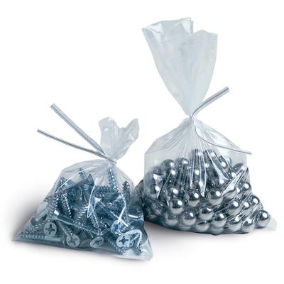 LK Packaging 15F-0812 Open Ended Flat Bag - 8" x 12", 1.5 mil LDPE, Clear
