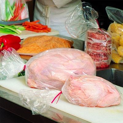 LK Packaging 20G-201830 Side Gusset Food Storage Bag - 30" x 20", Poly, Polyethylene, Clear