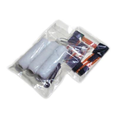 LK Packaging 30F-0418 Open Ended Flat Food Storage Bag - 4