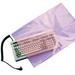 LK Packaging FAS21218 Open Ended Anti Static Bag - 18"L x 12"W, 2 mil LDPE, Pink