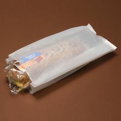 LK Packaging H-04 Wet Pack Grocery Bag - 11" x 5" x 3", Poly, High-Density Polyethylene, White