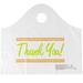 LK Packaging TO165146TY Printed Poly Take Out Bag w/ Handles - 16 1/2" x 14" x 6", White, Printed Design