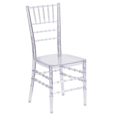 Flash Furniture BH-ICE-CRYSTAL-GG Elegance Stacking Chiavari Chair - Polycarbonate, Crystal Ice