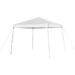 Flash Furniture JJ-GZ88-WH-GG 7 3/4 ft Square Pop Up Canopy Tent w/ Carry Bag - White Polyester, Steel Frame