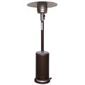 Flash Furniture NAN-HSS-AGH-BR-GG 87" Portable Outdoor Commercial Patio Heater - 40, 000 BTU, Stainless Steel, Liquid Propane, Bronze Stainless Steel, Brown, Gas Type: LP