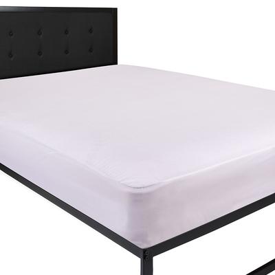 Flash Furniture RF-MP101-K-GG King Size Fitted Mattress Protector - Polyester w/ Cotton Top, White