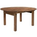 Flash Furniture XA-F-60-RD-GG 59 3/4" Round Folding Dining Table - 30"H, Solid Pine