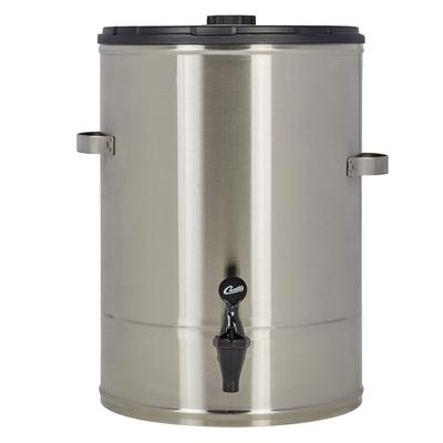 Curtis TC-7H 7 gal Round Iced Tea Coffee Dispenser w/ Handles, Stainless Steel