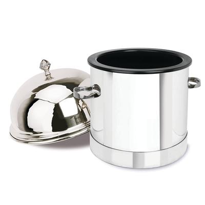 Eastern Tabletop 7001 3 gal Buffet Ice Cream Crock w/ Lid, Stainless Steel