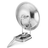 Eastern Tabletop 7600 Spoon Rest w/ Lid Holder, Stainless Steel