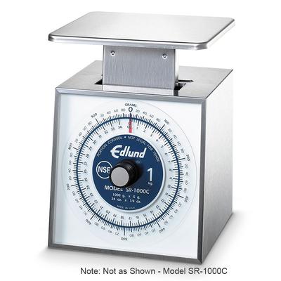 Edlund SR-11000C Rotating Dial Vertical Face Stainless Steel Scale, 25 lbs x 4 oz