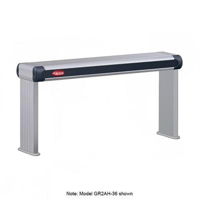 Hatco GR2A-36 208 39 1/2" Standard Watt Strip Warmer - Single Rod, Remote Control Required, 208v/1ph, Silver