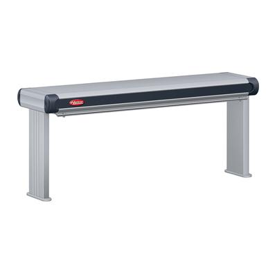 Hatco GR2AHL-36 120 39 1/2" High Watt Strip Warmer - Single Rod, Remote Control Required, 120v, Silver
