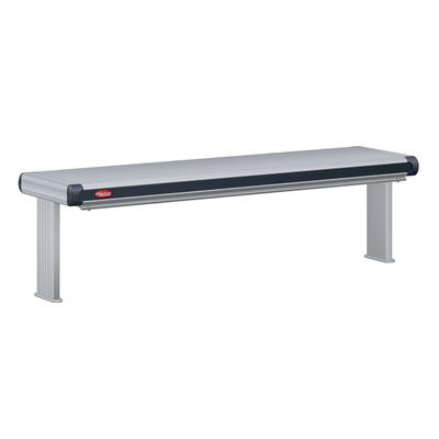 Hatco GR2AHL-54D3 120 57 1/2" High Watt Strip Warmer - Double Rod, Remote Control Required, 120v, Silver