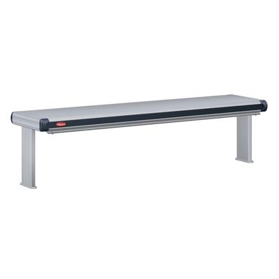 Hatco GR2AHL-60D3 208 63 1/2" High Watt Strip Warmer - Double Rod, Remote Control Required, 120/208v/1ph, Silver