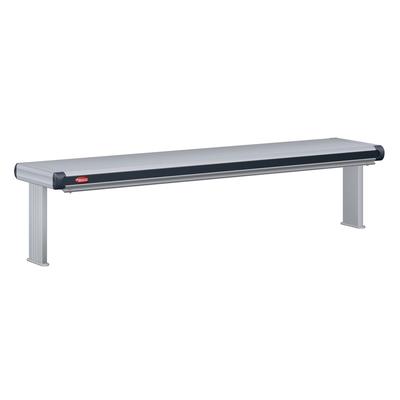 Hatco GR2AHL-66D3 240 69 1/2" High Watt Strip Warmer - Double Rod, Remote Control Required, 120/240v/1ph, Silver