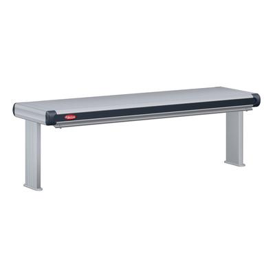 Hatco GR2AL-48D3 240 51 1/2" Standard Watt Strip Warmer - Double Rod, Remote Control Required, 120/240v/1ph, Silver
