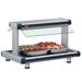 Hatco GR2BW-54 Glo-Ray 60 1/8" Buffet Warmer w/ 2 Sneeze Guards & Lights, 120 V, Black Insets, 120V