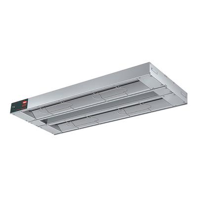 Hatco GRAHL-48D3-120QS 48" High Watts Infrared Strip Warmer - Double Rod, (3) Built In Toggle Control, 120v, Silver (Cord & Plug Not Included)