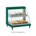 Hatco GRCD-2PD Glo-Ray 32 1/2" Full Service Countertop Heated Display Case - (2) Shelves, 120v, 1210W, Silver