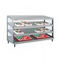 Hatco GRPWS-4818T 47 7/8" Heated Pizza Merchandiser w/ 3 Levels, 120v, 120/240v, 2880 W, Stainless Steel