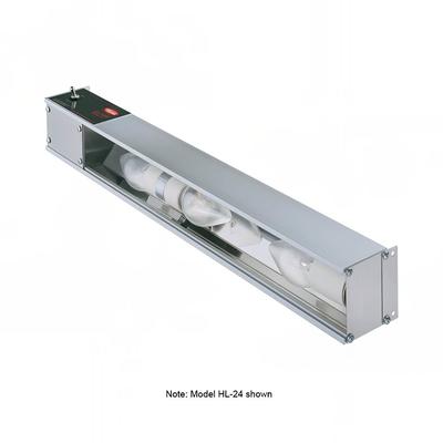 Hatco HL-60-2 60" Strip Display Light - Built In Toggle Control & Extra Lights, 120v, Silver