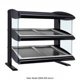 Hatco HZMS-36D Spot On 39 9/10" Self Service Countertop Heated Display Shelf - (2) Shelves, 120v/208v/1ph, Black