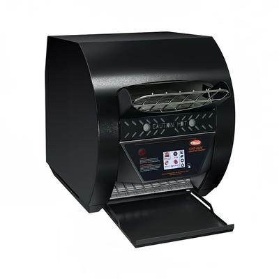 Hatco TQ3-900 208/1 BLK Conveyor Toaster - 900 Slices/hr w/ 2" Product Opening, Black, 208v/1ph, 2" Opening