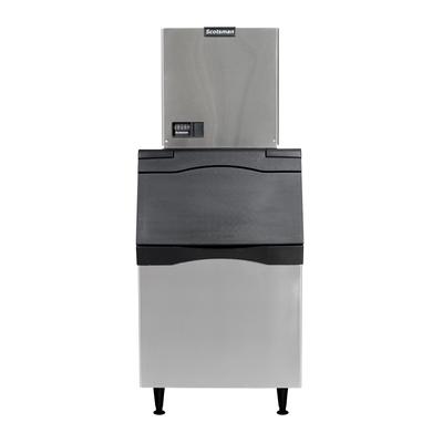 Scotsman MC0522MW-1/B530S/KBT27 480 lb Prodigy ELITE Full Cube Commercial Ice Machine w/ Bin - 536 lb Storage, Water Cooled, 115v, 480 lb Ice Production, 536-lb. Storage, Stainless Steel