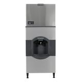 Scotsman MC0630MR-32/HD30B-1 Prodigy ELITE/iceValet 614 lb Prodigy ELITE Full Cube Commercial Ice Machine w/ Ice Dispenser - 180 lb Storage, Bucket Fill, 208-230v, 614-lb. Ice Production, 180-lb. Storage, Stainless Steel