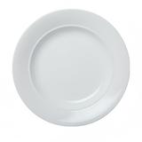 Cameo China 302-91 9" Round Royalmont Embossed Rim Bread Plate - Ceramic, White