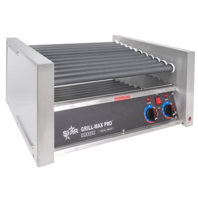 Star 30SC Grill-Max 30 Hot Dog Roller Grill - Slanted Top, 120v, Stainless Steel