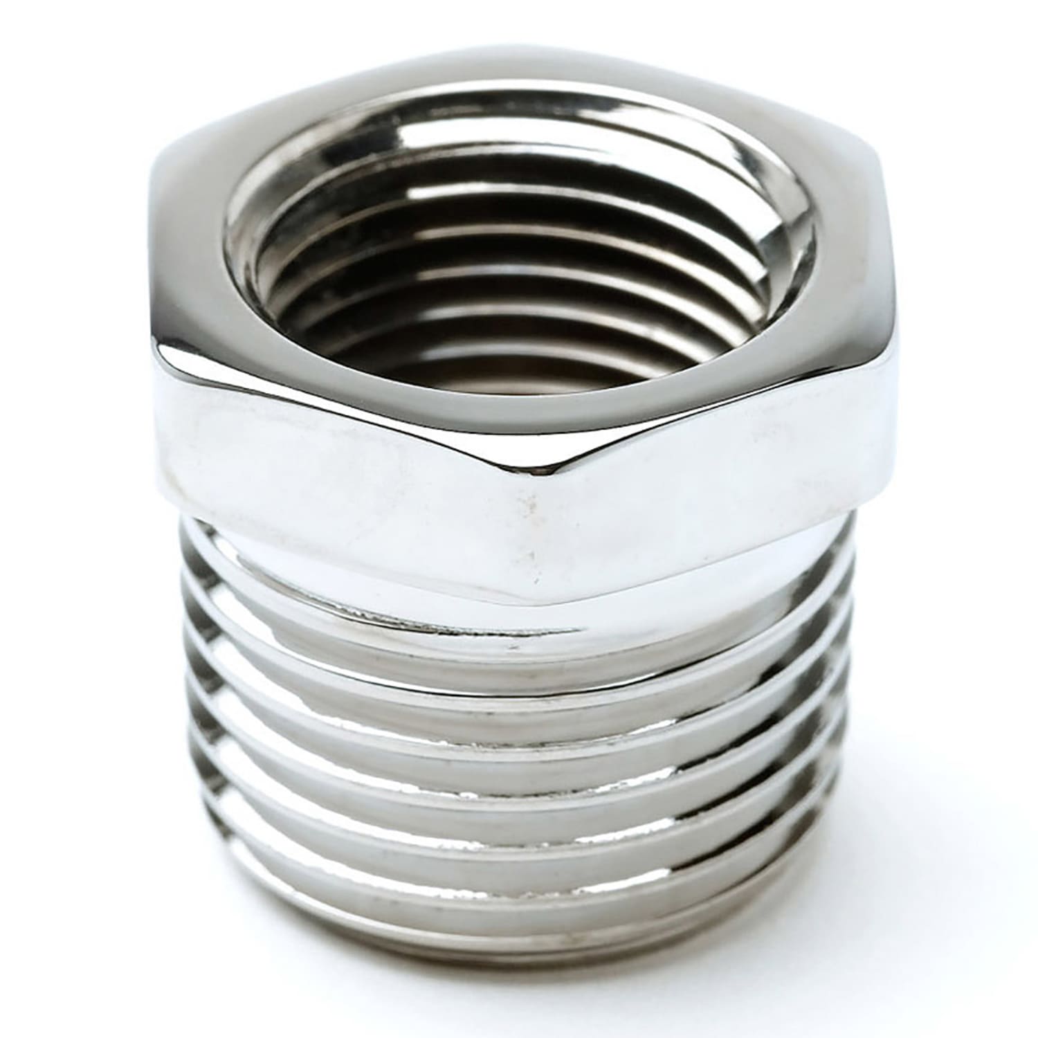 T&S 001359-40 Water Gun to Hose Reel Adapter, Chrome Plated