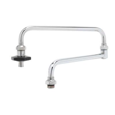 T&S 002872-40 24" Double Joint Swing Nozzle, Chrome Plated Brass
