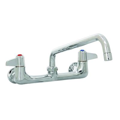T&S 5F-8WLX08 Splash Mount Faucet - 8" Swing Spout, 8" Centers