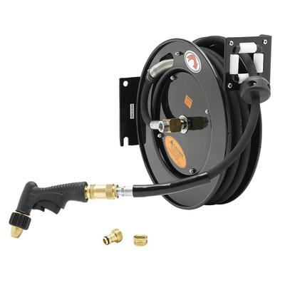 T&S 5HR-342-09-GH Hose Reel, 50 ft x 1/2 in, Spray Gun, 3 ft Connector