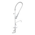 T&S B-0113-ADF12-B Deck Mount Pre Rinse Unit w/ 44" Hose & 12" Add On Faucet, 12" Add-On Swing Faucet, Stainless Steel