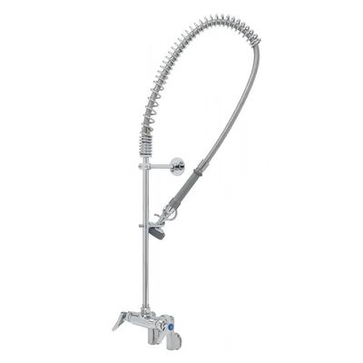 T&S B-2261-B 33 5/16"H Wall Mount Pre Rinse Faucet - 1.15 GPM, Base with Nozzle, Stainless Steel