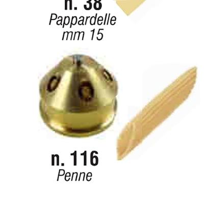 Univex PENNE Penne Mold #116 for UPasta