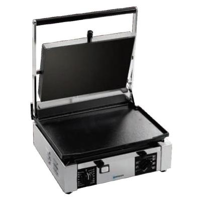 Univex PPRESS1.5F Single Commercial Panini Press w/ Cast Iron Smooth Plates, 120v, Stainless Steel