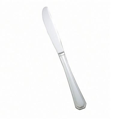 Winco 0035-08 9 1/4" Dinner Knife with 18/8 Stainless Steel Grade, Victoria Pattern