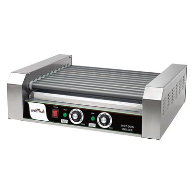 Winco EHDG-11R 30 Hot Dog Roller Grill - Flat Top, 110v, Stainless Steel