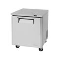 Turbo Air MUF-28-N 27 1/2" W Undercounter Freezer w/ (1) Section & (1) Door, 115v, Silver