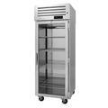 Turbo Air PRO-26H2-G Full Height Insulated Mobile Heated Cabinet w/ (3) Shelves, 208v/1ph, 1 Glass Door, Stainless & Galvanized, Stainless Steel