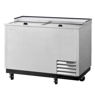 Turbo Air TBC-50SD-GF-N 2 Section Glass Chiller w/ 140 Mug Capacity, Stainless, 115v, Silver